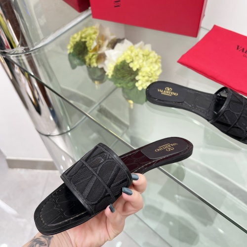 Replica Valentino Slippers For Women #1198331 $82.00 USD for Wholesale