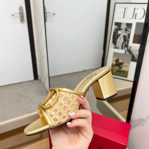Replica Valentino Slippers For Women #1198492 $88.00 USD for Wholesale