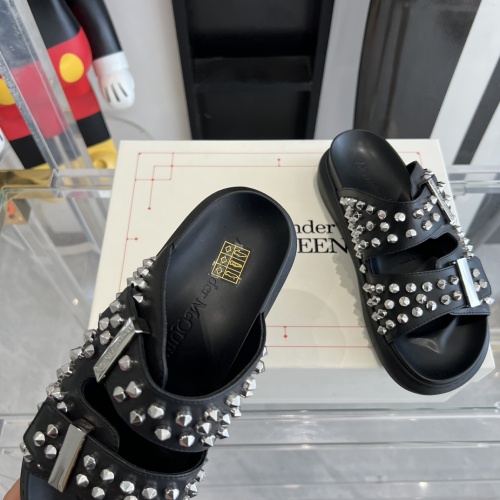 Replica Alexander McQueen Slippers For Women #1198604 $115.00 USD for Wholesale
