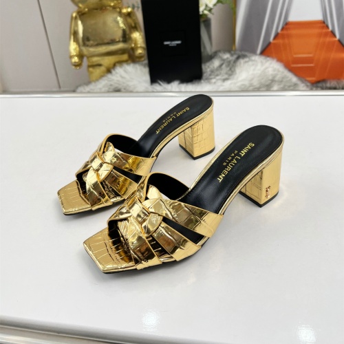 Replica Yves Saint Laurent YSL Slippers For Women #1198755, $82.00 USD, [ITEM#1198755], Replica Yves Saint Laurent YSL Slippers outlet from China