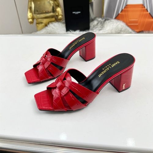 Replica Yves Saint Laurent YSL Slippers For Women #1198760, $82.00 USD, [ITEM#1198760], Replica Yves Saint Laurent YSL Slippers outlet from China