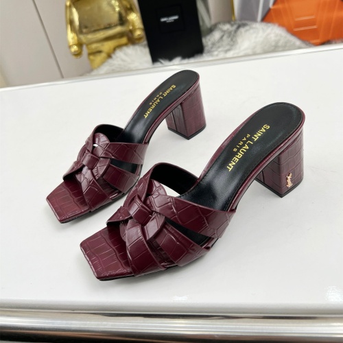 Replica Yves Saint Laurent YSL Slippers For Women #1198761, $82.00 USD, [ITEM#1198761], Replica Yves Saint Laurent YSL Slippers outlet from China