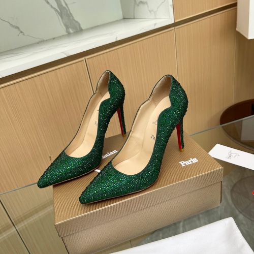 Replica Christian Louboutin High-heeled shoes For Women #1198966, $125.00 USD, [ITEM#1198966], Replica Christian Louboutin High-heeled shoes outlet from China