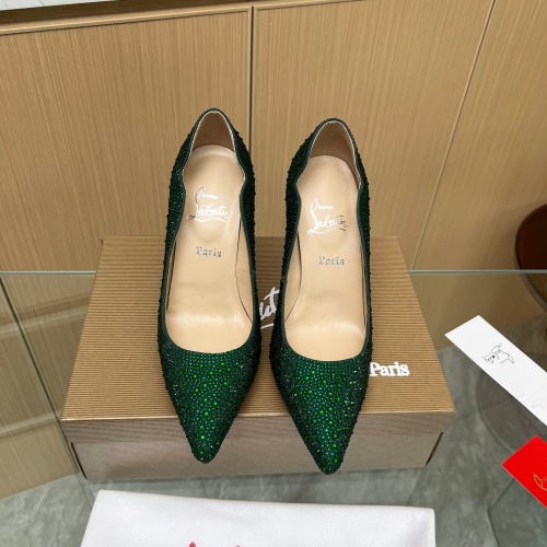 Replica Christian Louboutin High-heeled shoes For Women #1198966 $125.00 USD for Wholesale