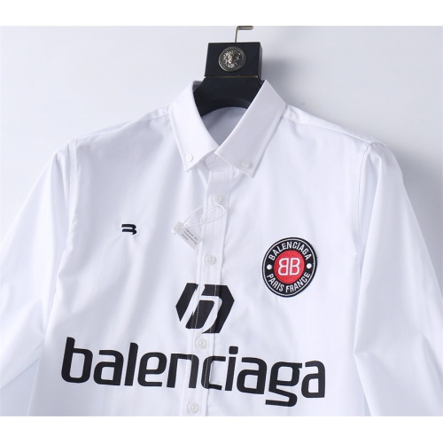 Replica Balenciaga Shirts Long Sleeved For Men #1198970 $48.00 USD for Wholesale