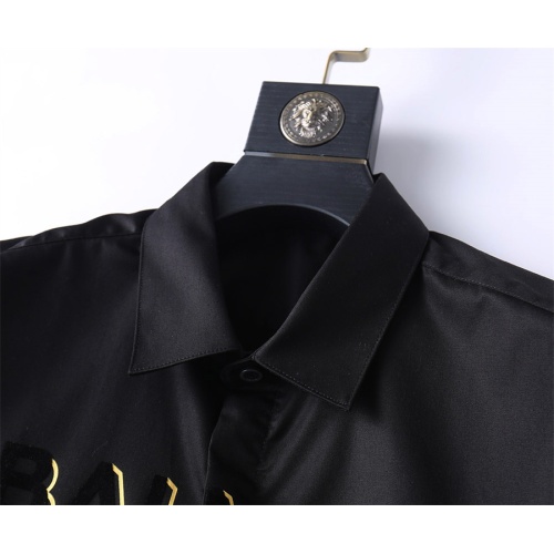 Replica Balmain Shirts Long Sleeved For Men #1198978 $48.00 USD for Wholesale