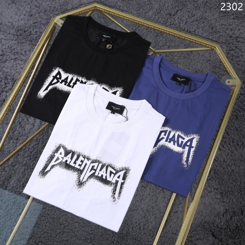 Replica Balenciaga T-Shirts Short Sleeved For Men #1199740 $32.00 USD for Wholesale