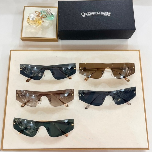 Replica Chrome Hearts AAA Quality Sunglasses #1199824 $60.00 USD for Wholesale