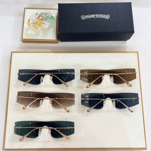 Replica Chrome Hearts AAA Quality Sunglasses #1199824 $60.00 USD for Wholesale