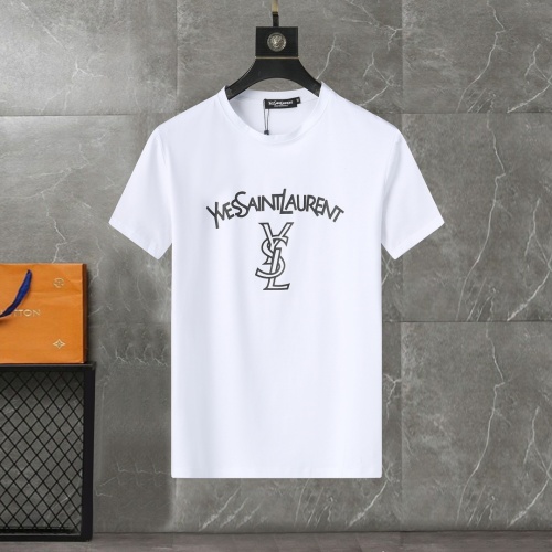 Replica Yves Saint Laurent YSL T-shirts Short Sleeved For Men #1199866, $25.00 USD, [ITEM#1199866], Replica Yves Saint Laurent YSL T-shirts outlet from China