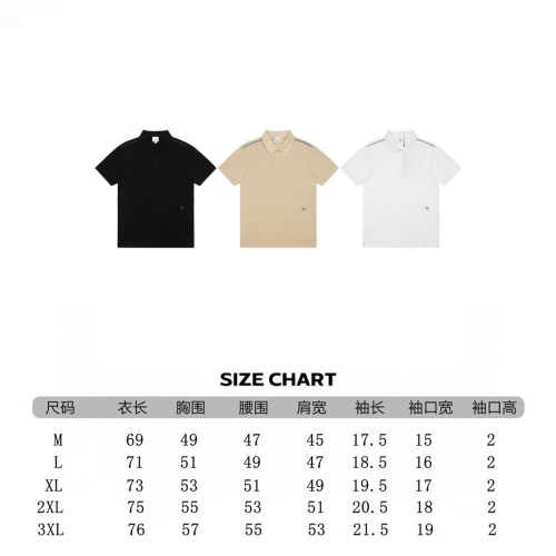 Replica Burberry T-Shirts Short Sleeved For Men #1200053 $38.00 USD for Wholesale