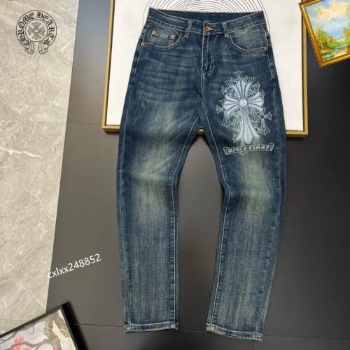 Replica Chrome Hearts Jeans For Men #1200063, $48.00 USD, [ITEM#1200063], Replica Chrome Hearts Jeans outlet from China