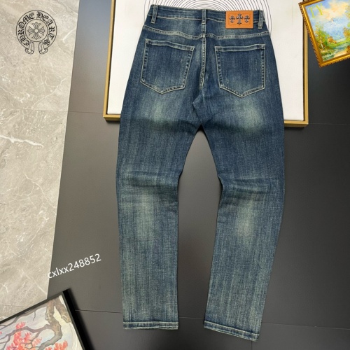 Replica Chrome Hearts Jeans For Men #1200063 $48.00 USD for Wholesale