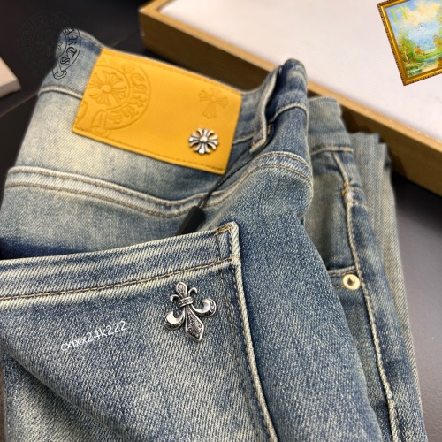 Replica Chrome Hearts Jeans For Men #1200071 $48.00 USD for Wholesale