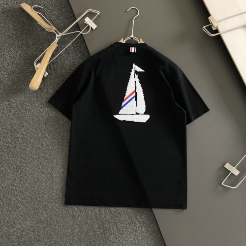 Replica Thom Browne TB T-Shirts Short Sleeved For Men #1200394 $60.00 USD for Wholesale