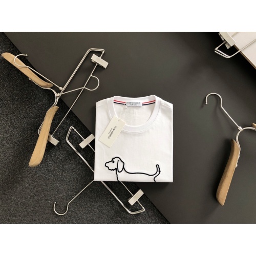 Replica Thom Browne TB T-Shirts Short Sleeved For Men #1200463 $76.00 USD for Wholesale