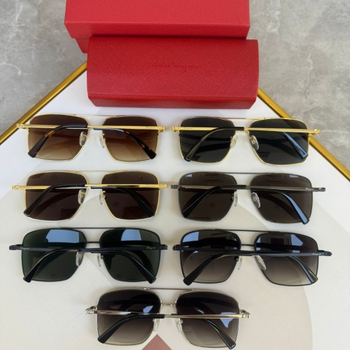 Replica Salvatore Ferragamo AAA Quality Sunglasses #1200698 $45.00 USD for Wholesale