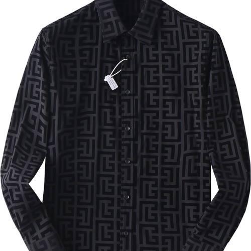Replica Balmain Shirts Long Sleeved For Men #1200712, $48.00 USD, [ITEM#1200712], Replica Balmain Shirts outlet from China