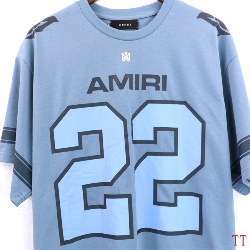 Replica Amiri T-Shirts Short Sleeved For Men #1200737 $29.00 USD for Wholesale