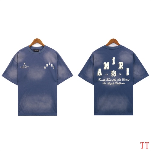 Replica Amiri T-Shirts Short Sleeved For Unisex #1200739, $32.00 USD, [ITEM#1200739], Replica Amiri T-Shirts outlet from China
