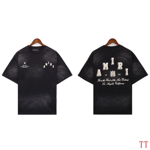 Replica Amiri T-Shirts Short Sleeved For Unisex #1200740, $32.00 USD, [ITEM#1200740], Replica Amiri T-Shirts outlet from China