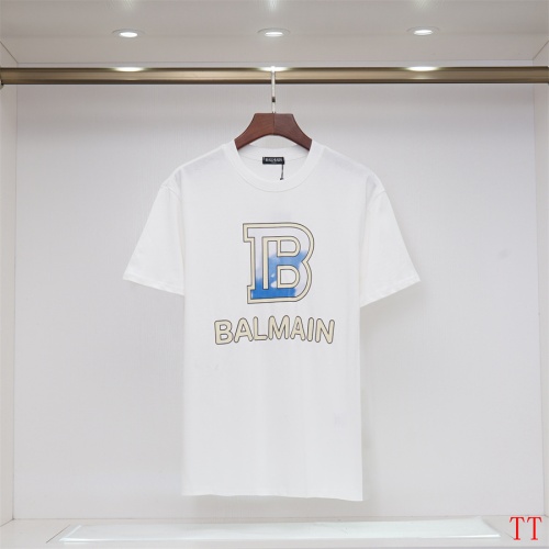 Replica Balmain T-Shirts Short Sleeved For Unisex #1200818, $32.00 USD, [ITEM#1200818], Replica Balmain T-Shirts outlet from China