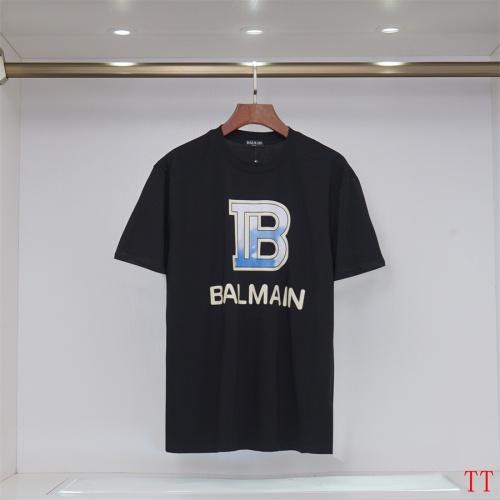 Replica Balmain T-Shirts Short Sleeved For Unisex #1200819, $32.00 USD, [ITEM#1200819], Replica Balmain T-Shirts outlet from China