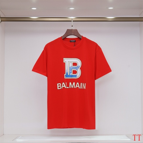 Replica Balmain T-Shirts Short Sleeved For Unisex #1200820, $32.00 USD, [ITEM#1200820], Replica Balmain T-Shirts outlet from China