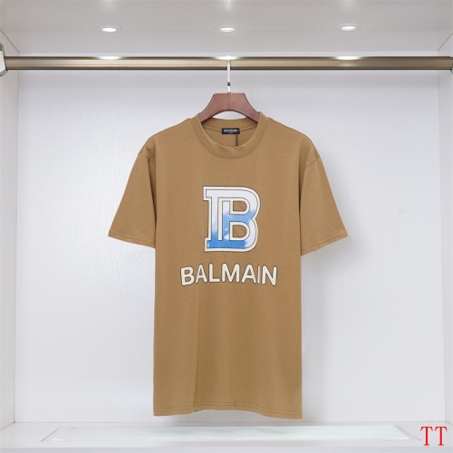 Replica Balmain T-Shirts Short Sleeved For Unisex #1200821, $32.00 USD, [ITEM#1200821], Replica Balmain T-Shirts outlet from China