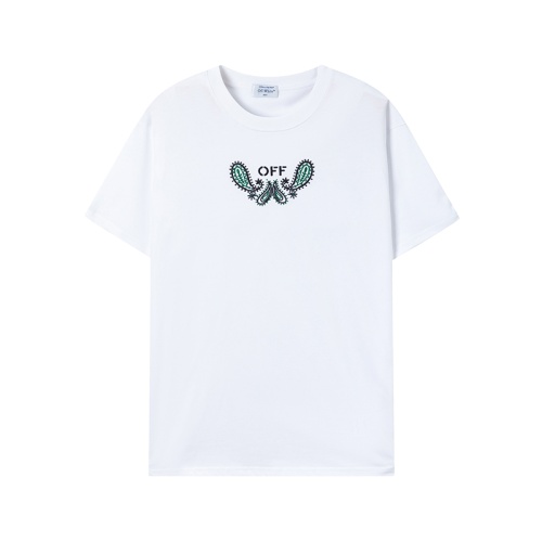 Replica Off-White T-Shirts Short Sleeved For Unisex #1201009 $32.00 USD for Wholesale