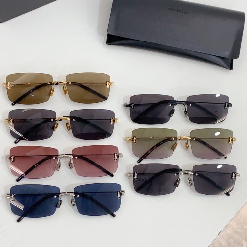 Replica Yves Saint Laurent YSL AAA Quality Sunglasses #1201102 $60.00 USD for Wholesale
