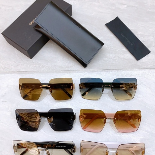 Replica Yves Saint Laurent YSL AAA Quality Sunglasses #1201113 $60.00 USD for Wholesale