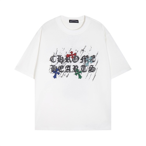 Replica Chrome Hearts T-Shirts Short Sleeved For Unisex #1201544, $45.00 USD, [ITEM#1201544], Replica Chrome Hearts T-Shirts outlet from China
