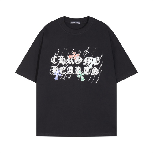 Replica Chrome Hearts T-Shirts Short Sleeved For Unisex #1201545, $45.00 USD, [ITEM#1201545], Replica Chrome Hearts T-Shirts outlet from China