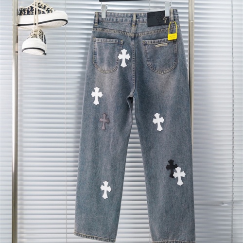 Replica Chrome Hearts Jeans For Men #1201556 $76.00 USD for Wholesale