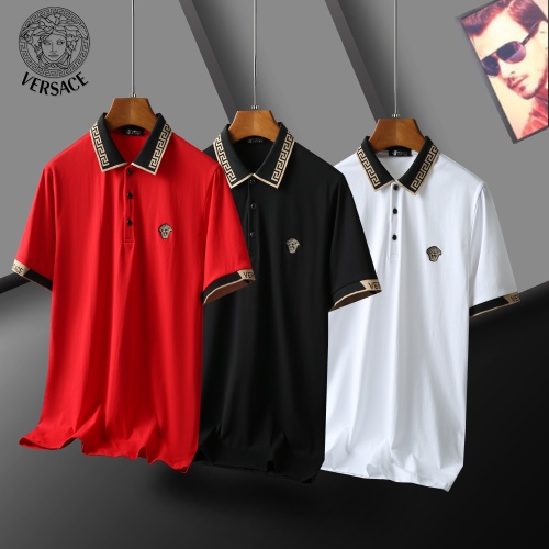 Replica Versace T-Shirts Short Sleeved For Men #1201725 $29.00 USD for Wholesale