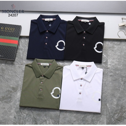 Replica Moncler T-Shirts Short Sleeved For Men #1201801 $45.00 USD for Wholesale