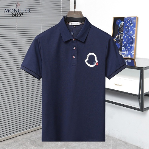 Replica Moncler T-Shirts Short Sleeved For Men #1201802, $45.00 USD, [ITEM#1201802], Replica Moncler T-Shirts outlet from China