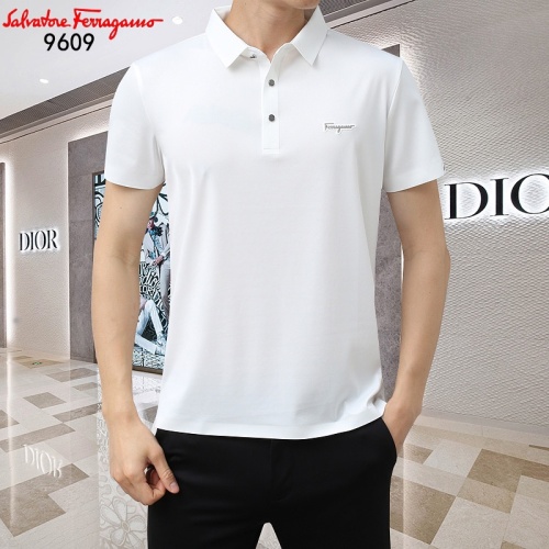 Replica Salvatore Ferragamo T-Shirts Short Sleeved For Men #1201814, $45.00 USD, [ITEM#1201814], Replica Salvatore Ferragamo T-Shirts outlet from China