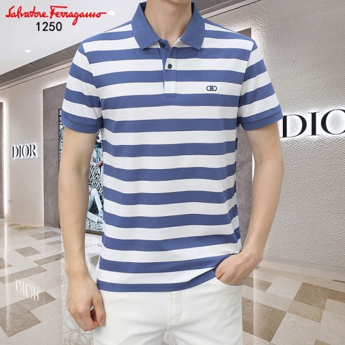 Replica Salvatore Ferragamo T-Shirts Short Sleeved For Men #1201817, $45.00 USD, [ITEM#1201817], Replica Salvatore Ferragamo T-Shirts outlet from China