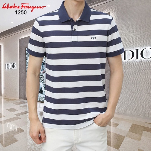 Replica Salvatore Ferragamo T-Shirts Short Sleeved For Men #1201818, $45.00 USD, [ITEM#1201818], Replica Salvatore Ferragamo T-Shirts outlet from China