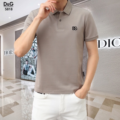Replica Dolce & Gabbana D&G T-Shirts Short Sleeved For Men #1201833 $45.00 USD for Wholesale