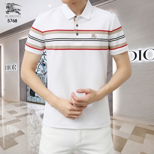 Replica Burberry T-Shirts Short Sleeved For Men #1201838 $45.00 USD for Wholesale
