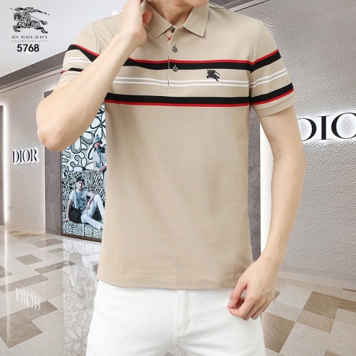Replica Burberry T-Shirts Short Sleeved For Men #1201840 $45.00 USD for Wholesale