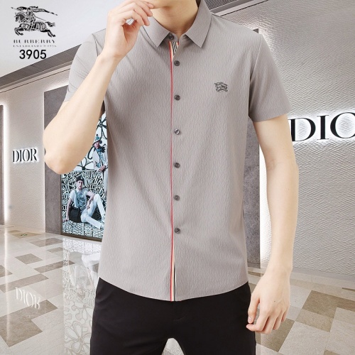 Replica Burberry Shirts Short Sleeved For Men #1201853, $45.00 USD, [ITEM#1201853], Replica Burberry Shirts outlet from China