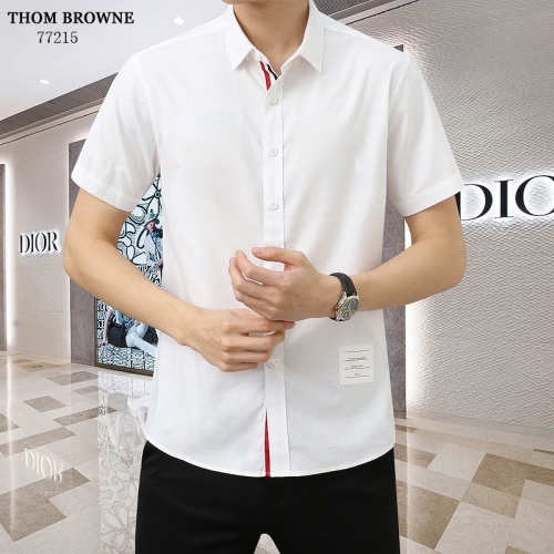 Replica Thom Browne TB Shirts Short Sleeved For Men #1201856, $45.00 USD, [ITEM#1201856], Replica Thom Browne TB Shirts outlet from China