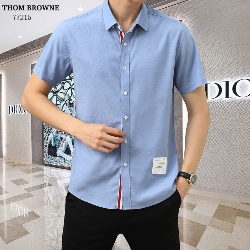 Replica Thom Browne TB Shirts Short Sleeved For Men #1201857, $45.00 USD, [ITEM#1201857], Replica Thom Browne TB Shirts outlet from China