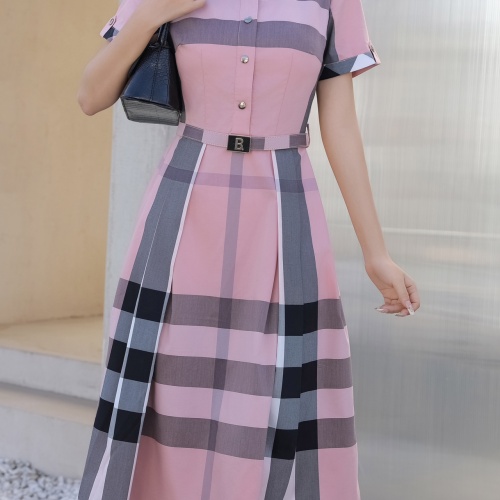 Replica Burberry Dresses Short Sleeved For Women #1201917, $108.00 USD, [ITEM#1201917], Replica Burberry Dresses outlet from China