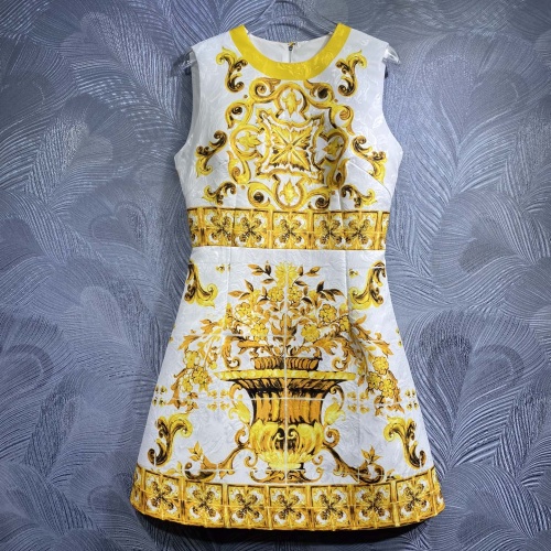 Replica Dolce &amp; Gabbana Dresses Sleeveless For Women #1201946, $105.00 USD, [ITEM#1201946], Replica Dolce &amp; Gabbana Dresses outlet from China