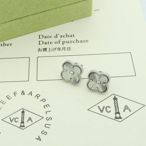 Replica Van Cleef &amp; Arpels Earrings For Women #1203449, $25.00 USD, [ITEM#1203449], Replica Van Cleef &amp; Arpels Earrings outlet from China